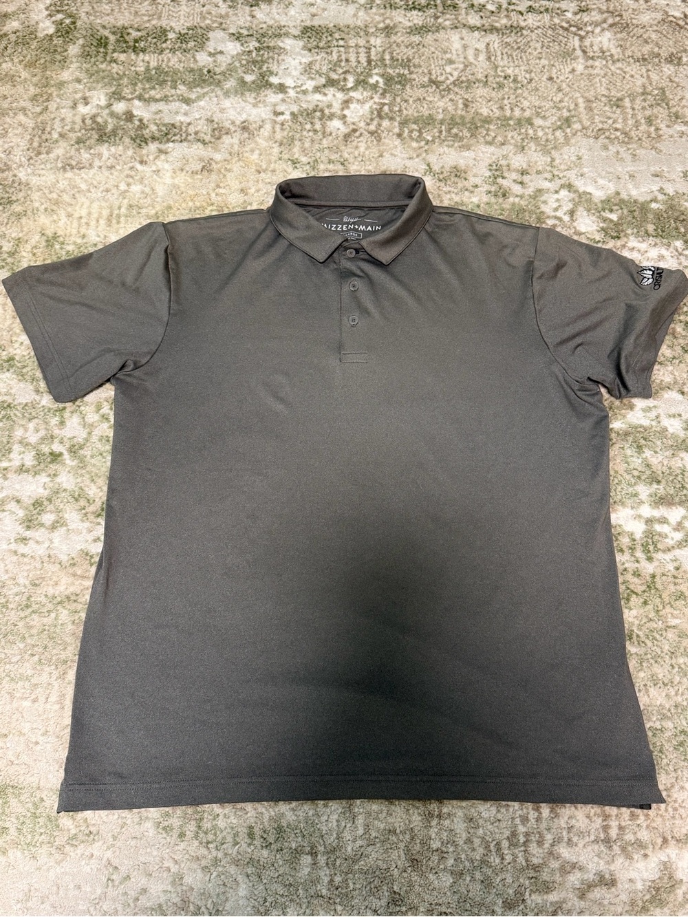 Mizzen+Main XL Gray Grey Men’s Performance Polo Shirt Phil Mickelson